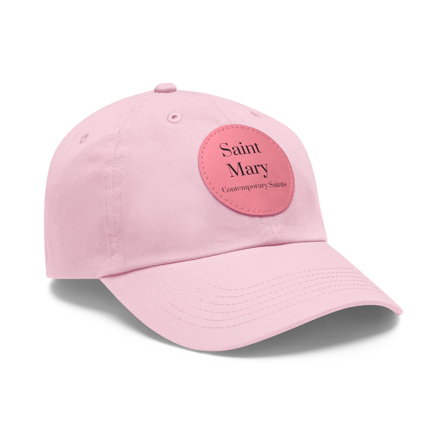 Saint Mary Leather Patch Hat