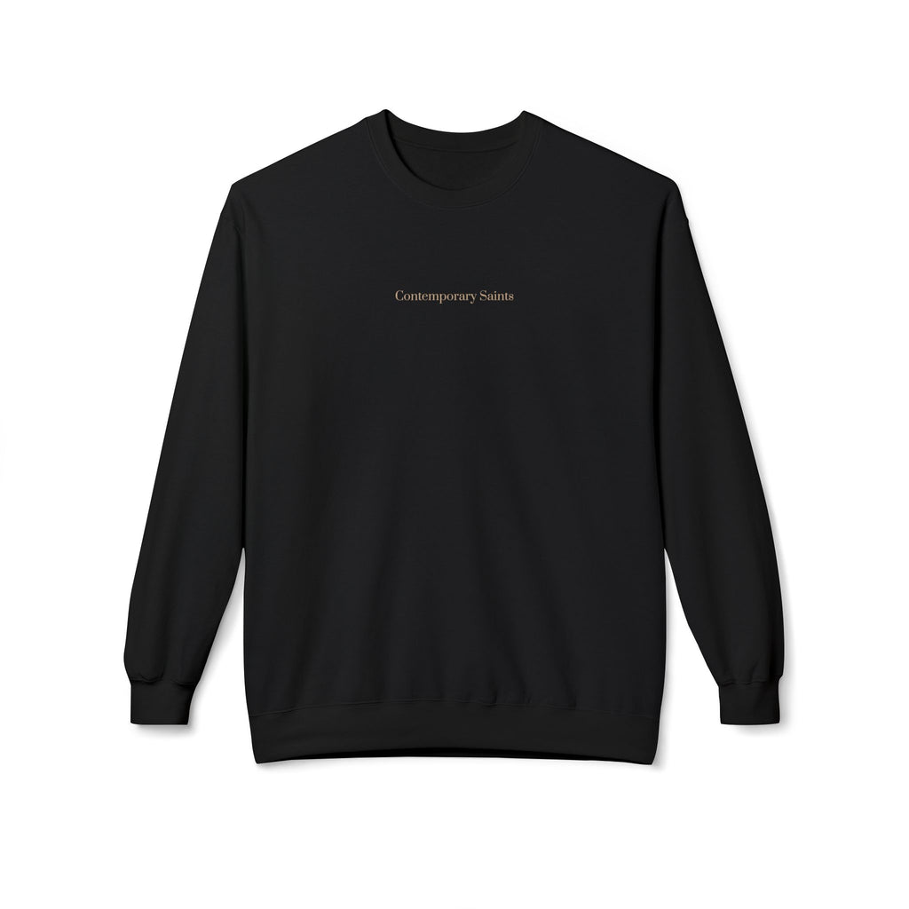 Minimalist Contemporary Saints Logo Sweatshirt