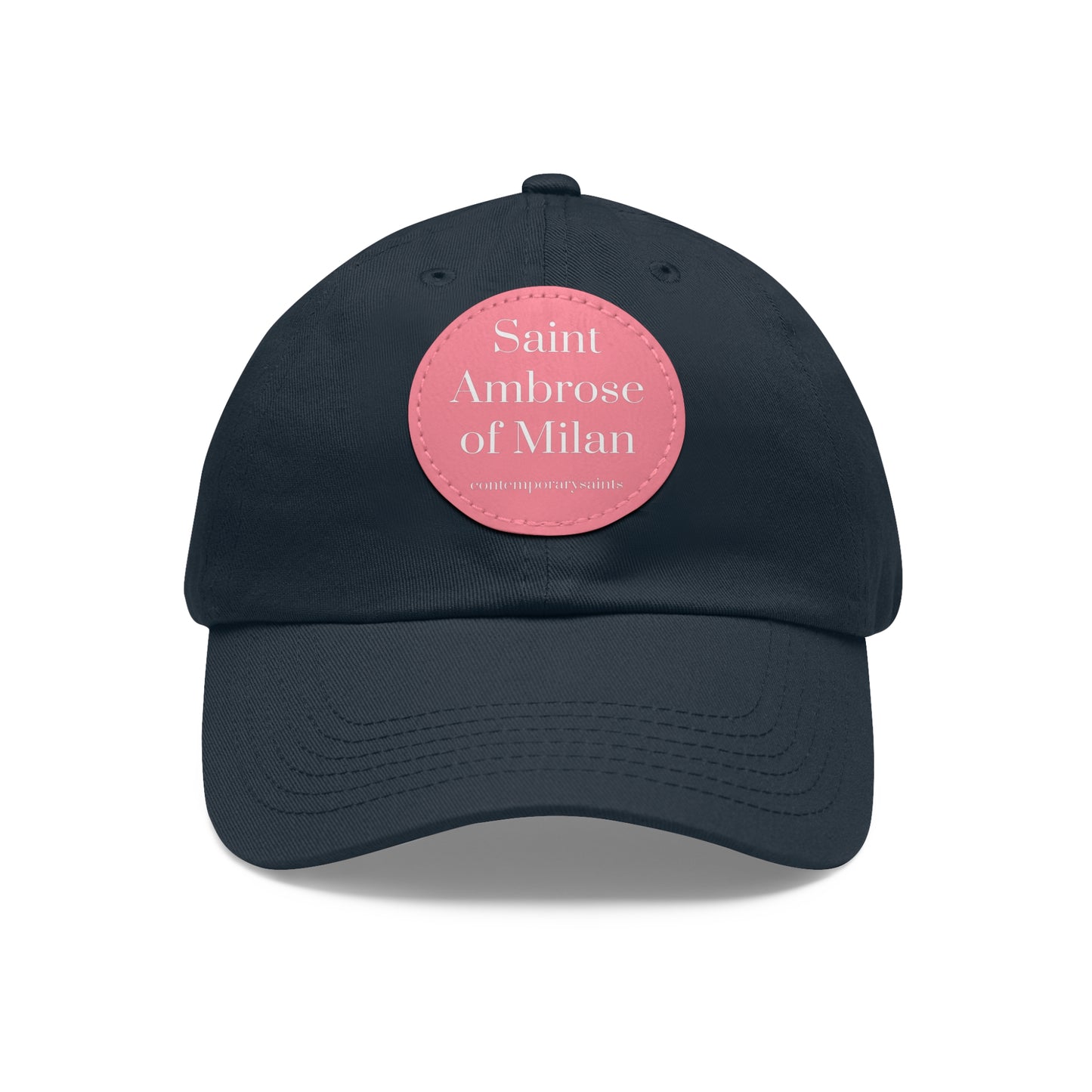 Saint Ambrose Leather Patch Hat