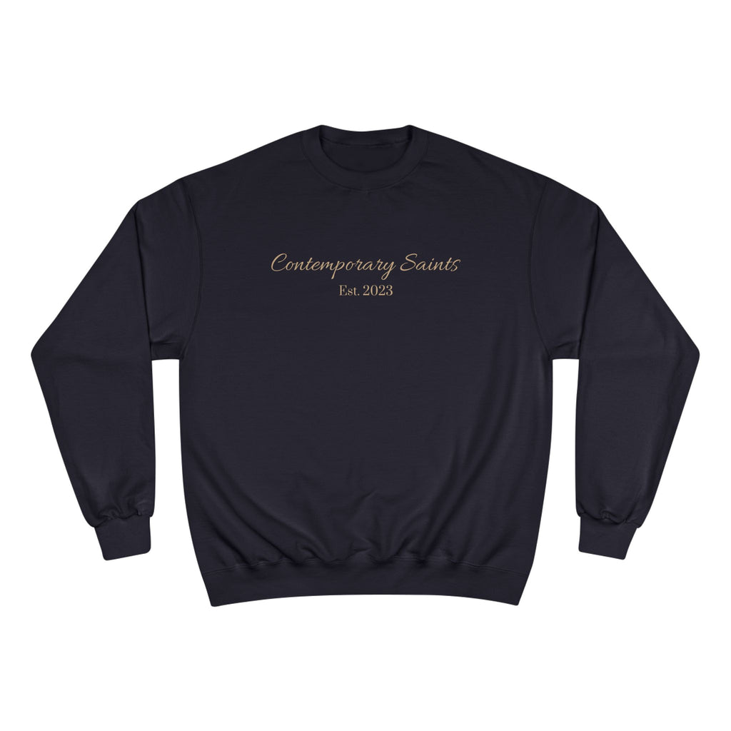 Champion Sweatshirt with Contemporary Saints Logo