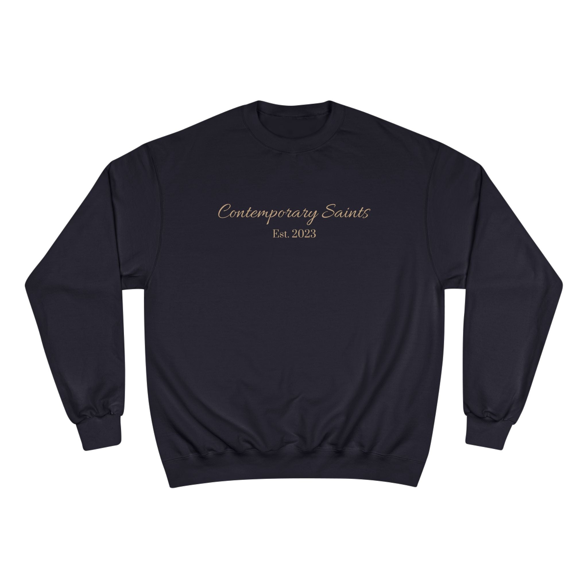 Champion Sweatshirt with Contemporary Saints Logo