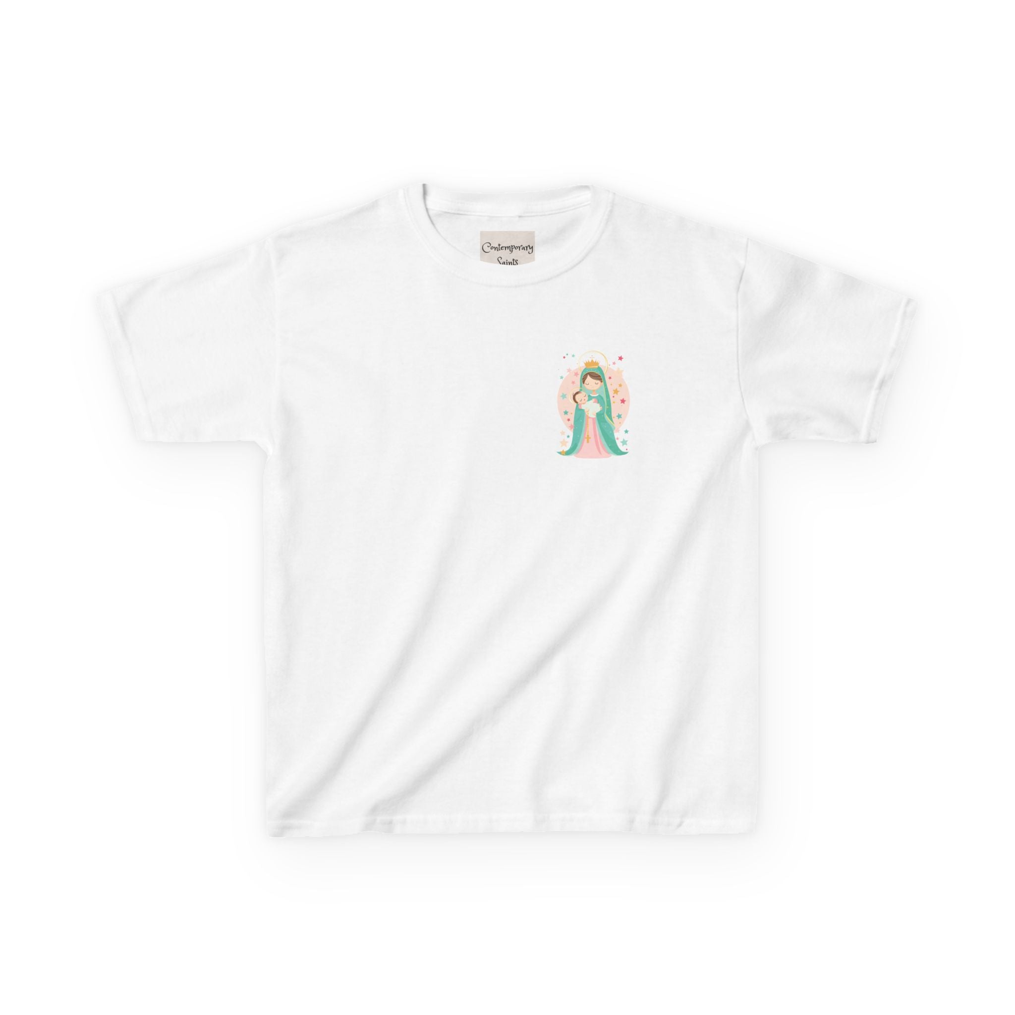 Virgen de Guadalupe Small Illustration Children’s Shirt