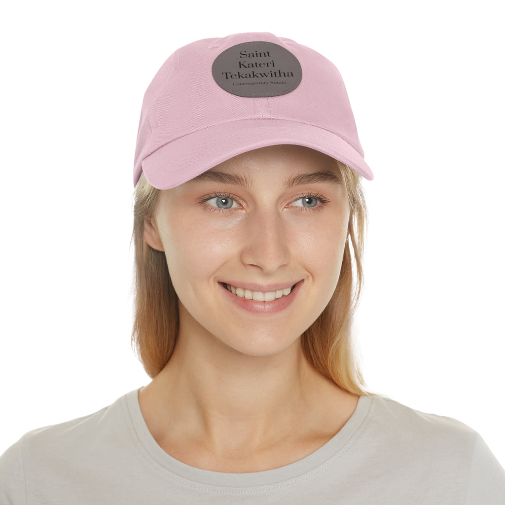 Sombrero con parche de cuero de Saint Kateri
