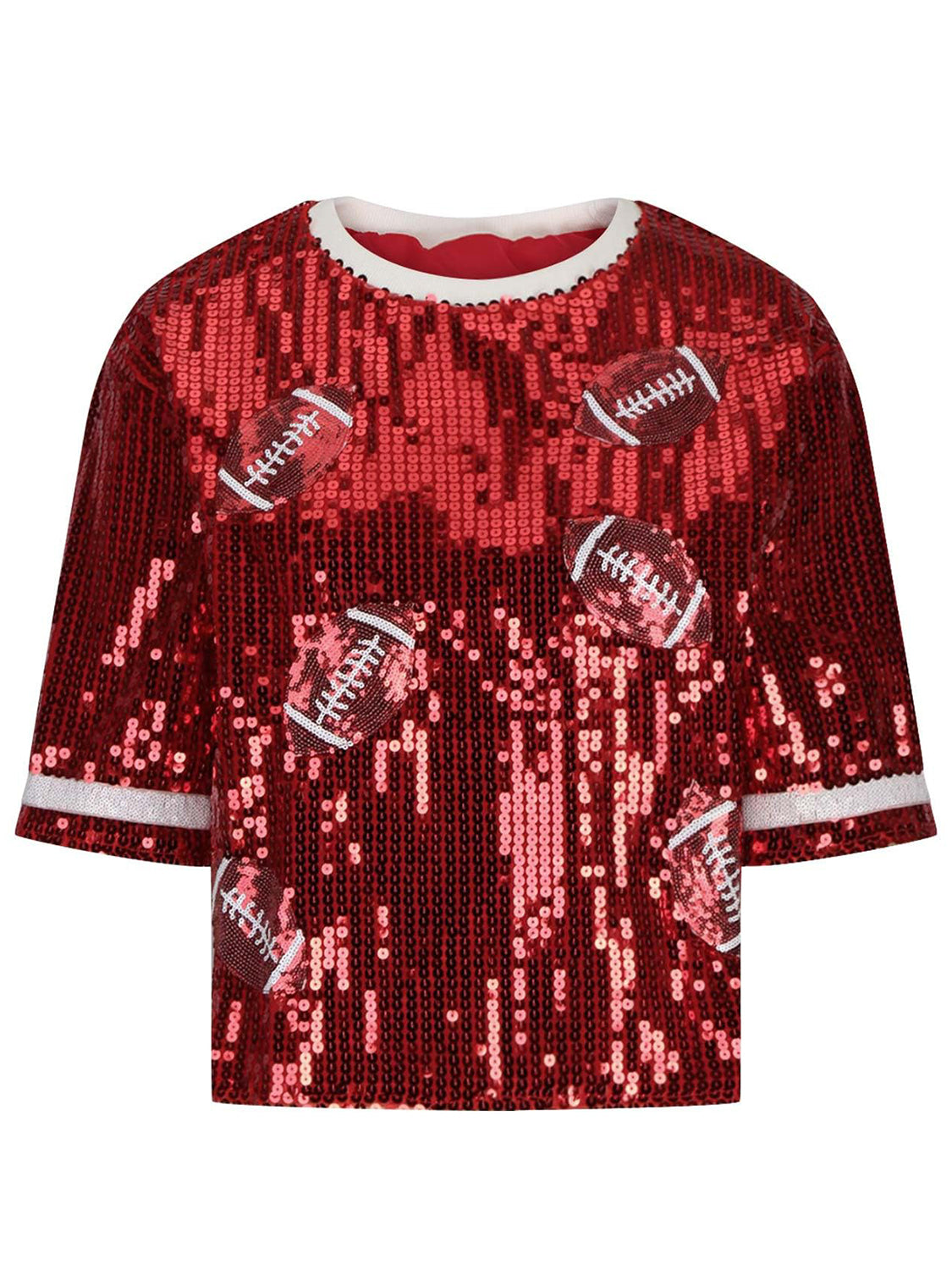 Sequin Football Top