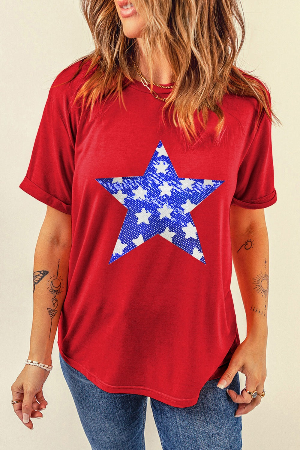 Sequin Star T-Shirt