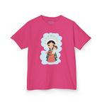 Camiseta infantil animada de Jesús y María