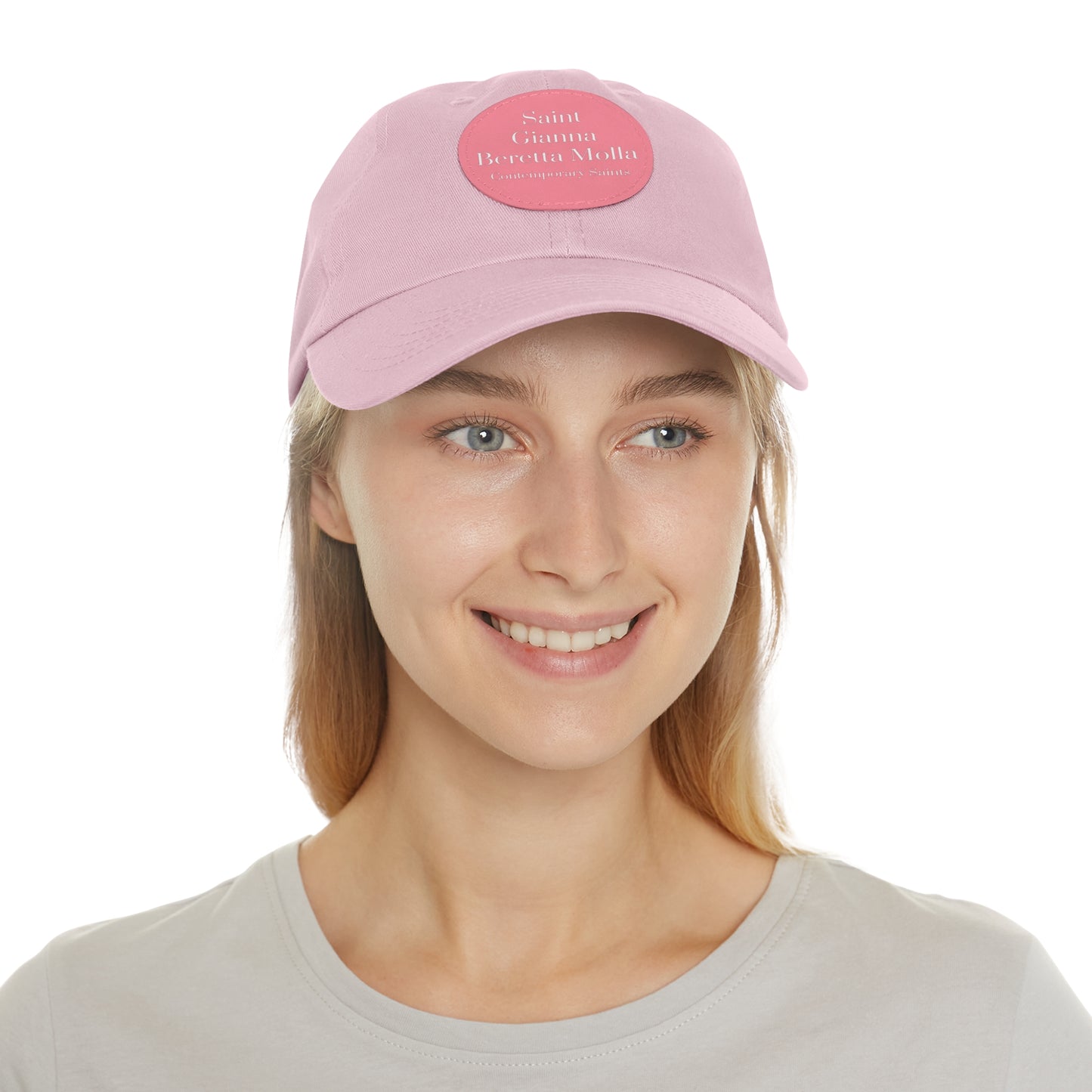 Saint Gianna Beretta Molla Leather Patch Hat