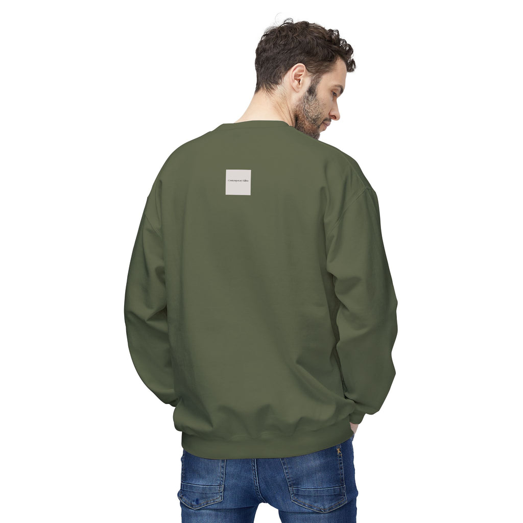 Minimalist Contemporary Saints Logo Sweatshirt