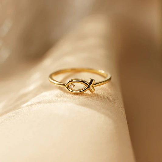 Christianity Fish Ring