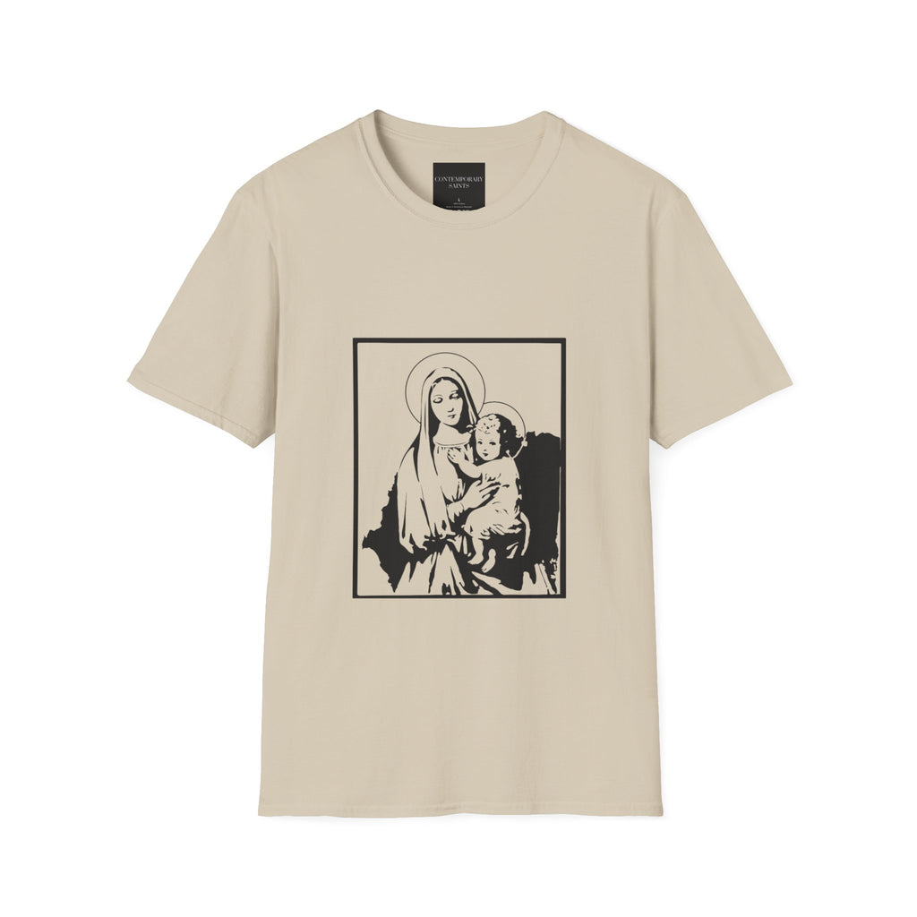 Camiseta de La Madonna y el Bambino
