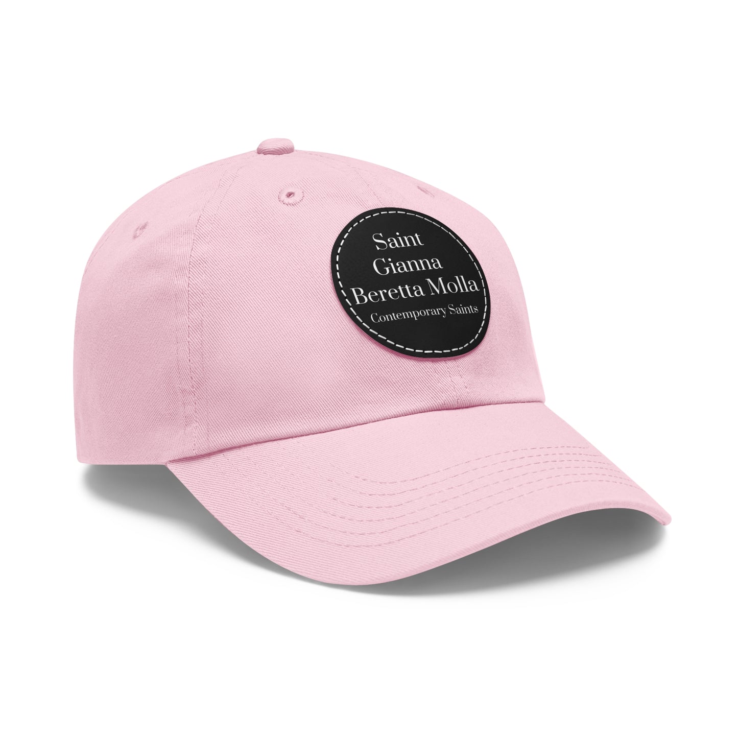 Saint Gianna Beretta Molla Leather Patch Hat