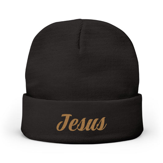 Jesus Embroidered Beanie