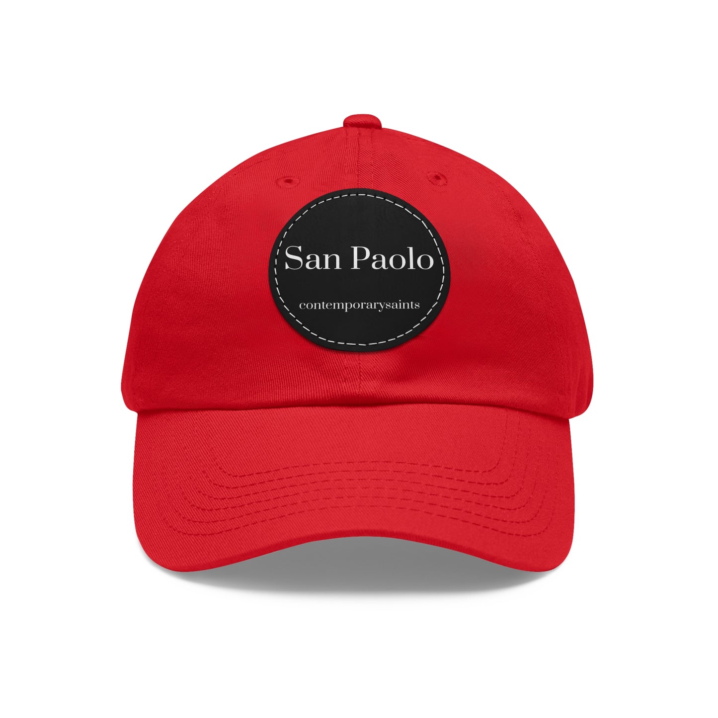 San Paolo Leather Patch Hat