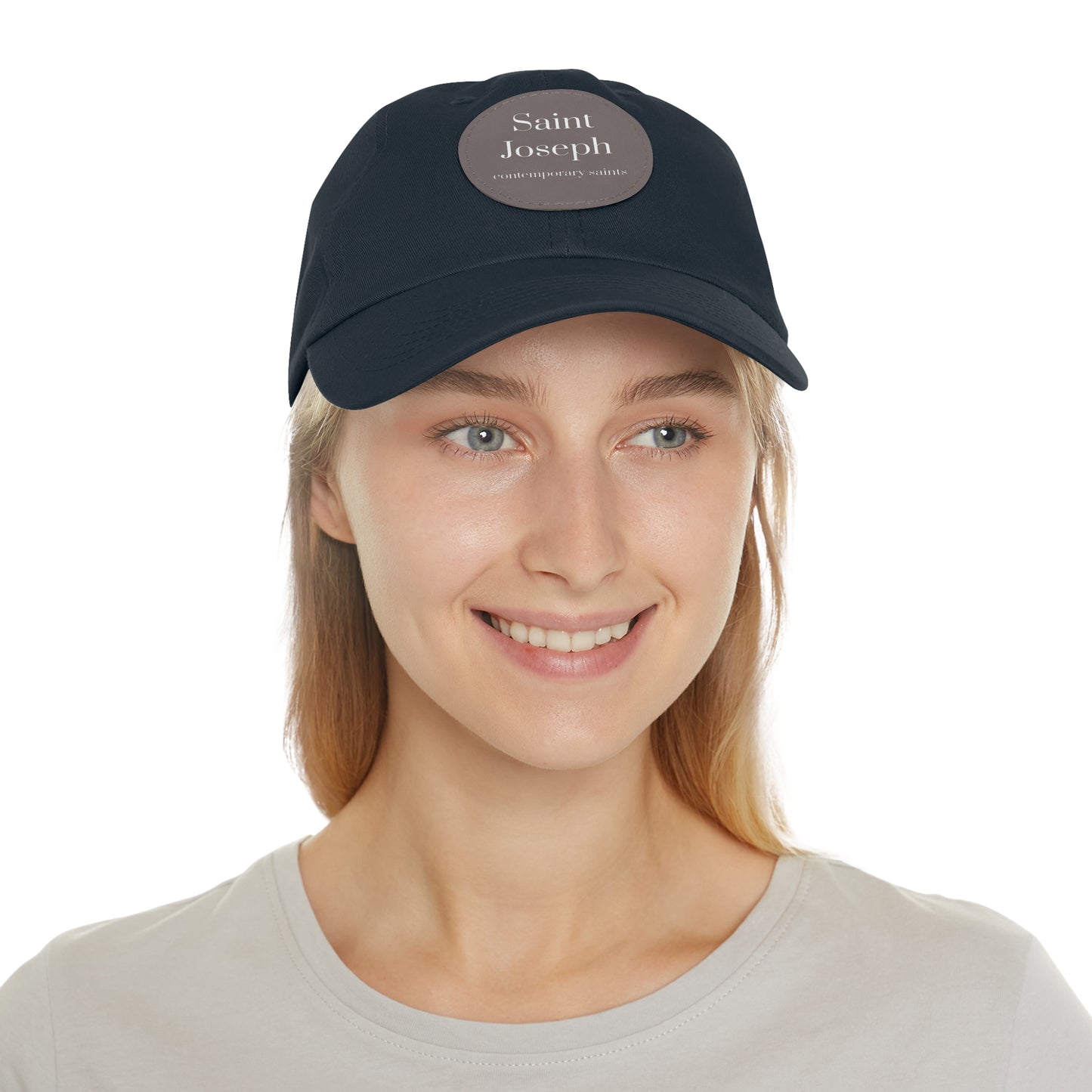 Saint Joseph Leather Patch Hat