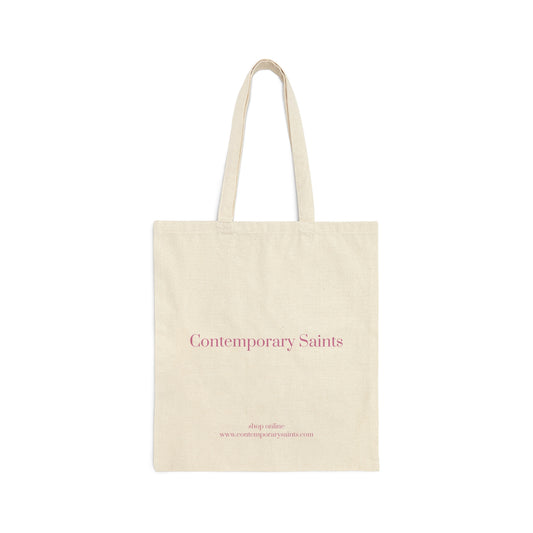 Contemporary Saints Cotton Canvas Tote Bag