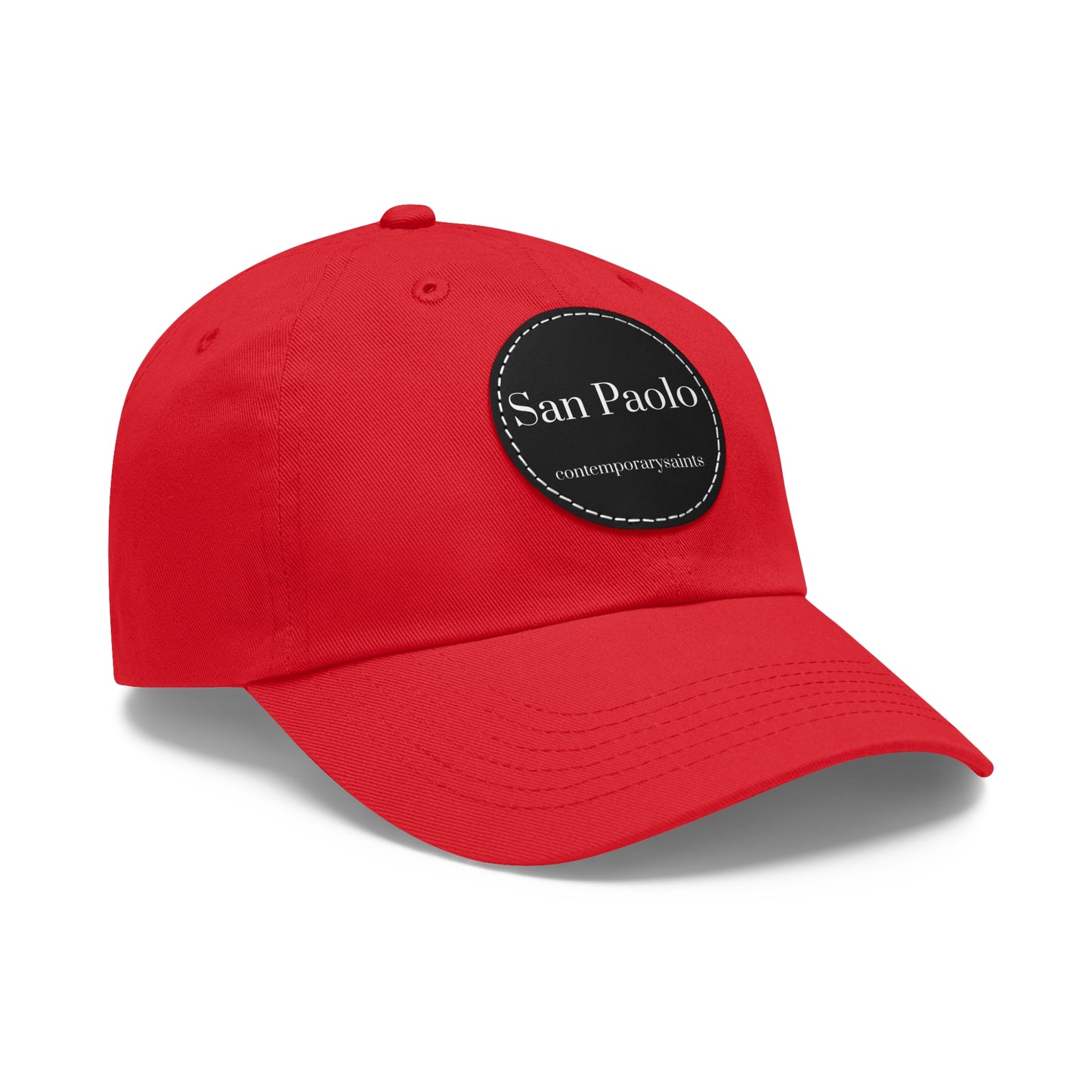 San Paolo Leather Patch Hat