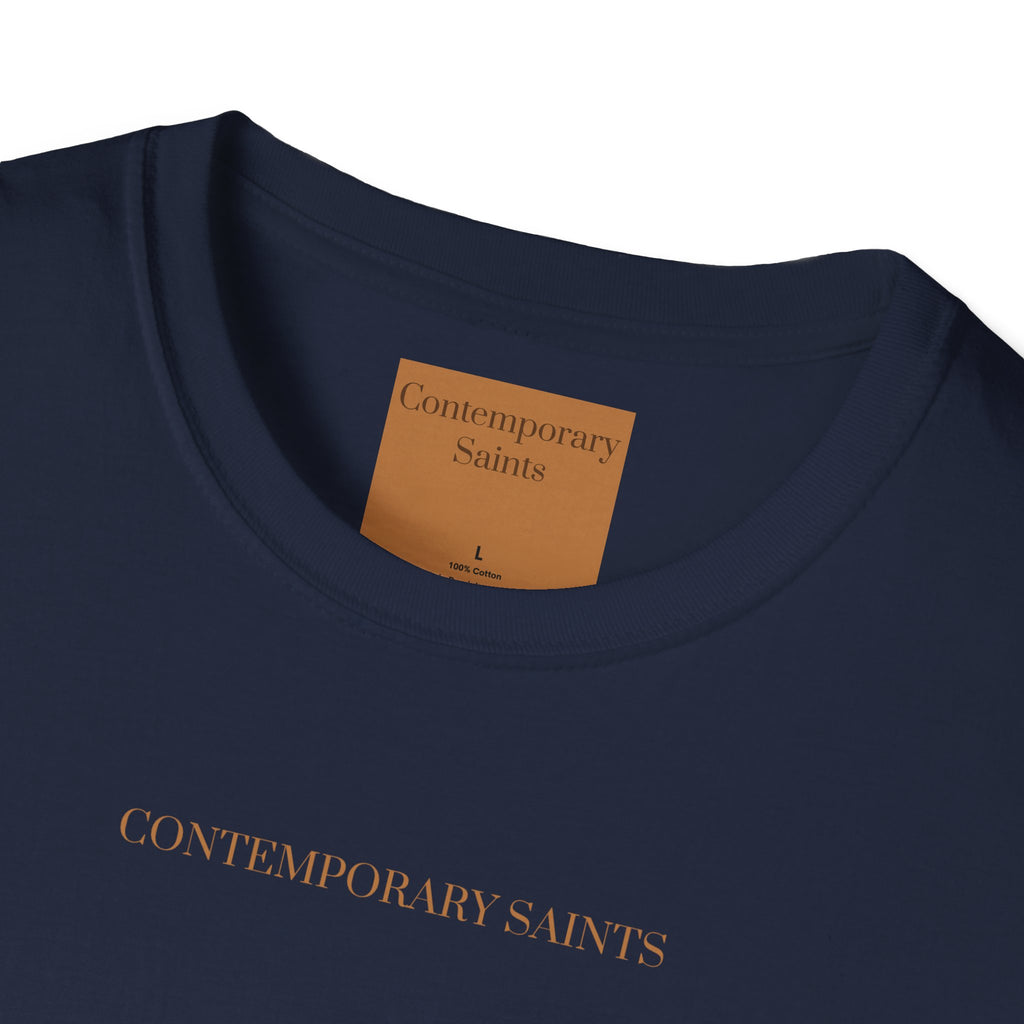 Camiseta minimalista de los Santos Contemporáneos
