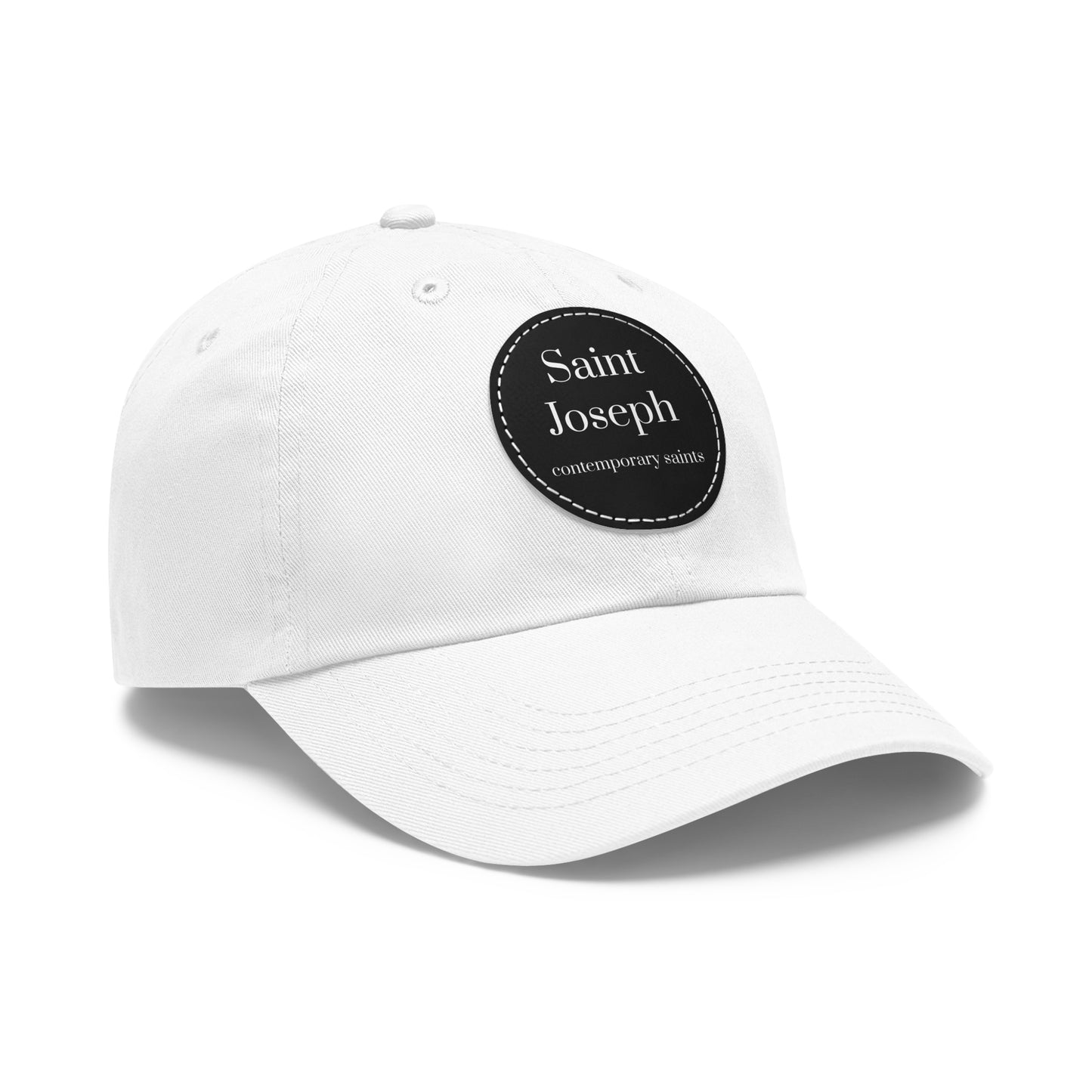 Saint Joseph Leather Patch Hat