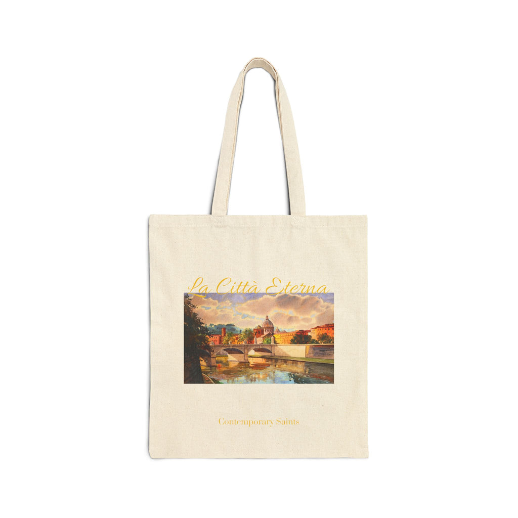 Bolsa de mano con paisaje de Roma