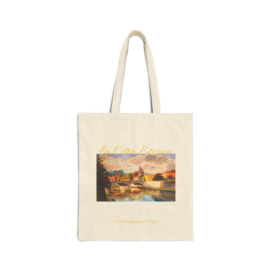 Bolsa de mano con paisaje de Roma