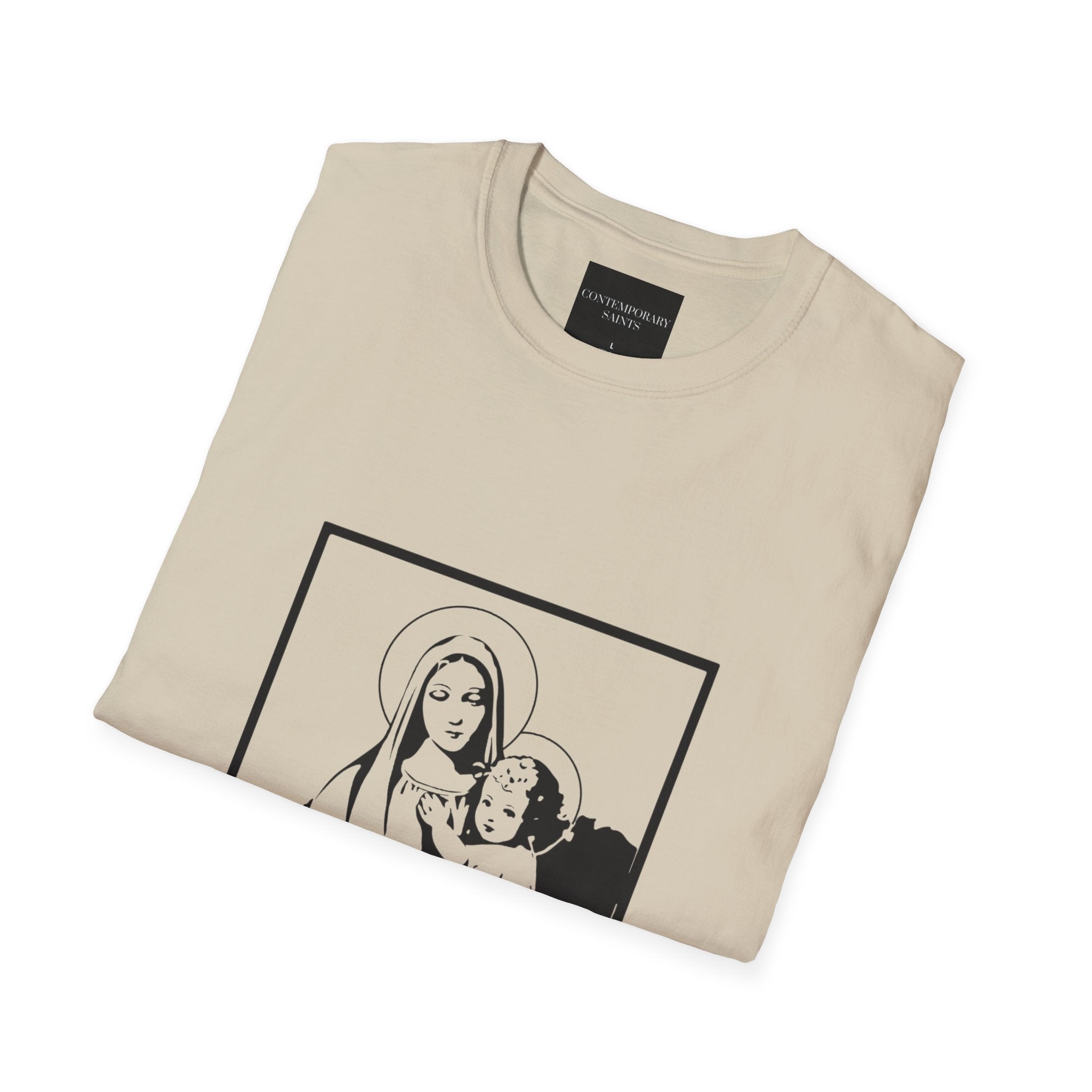 Camiseta de La Madonna y el Bambino