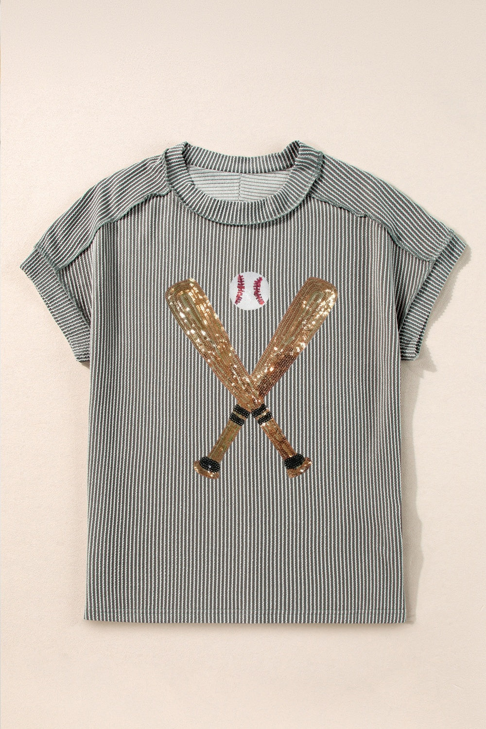 Sequin Baseball T-Shirt