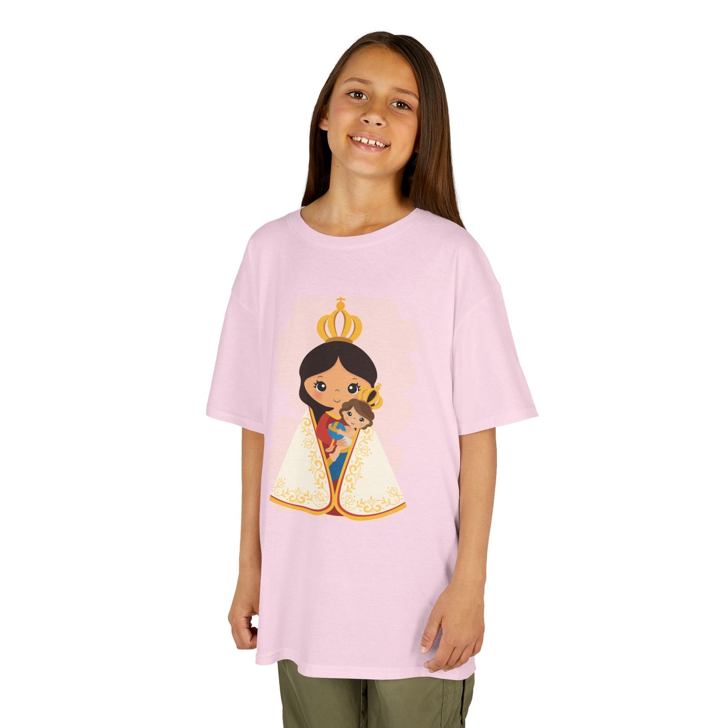 Camiseta infantil de María y Jesús de Nazaret