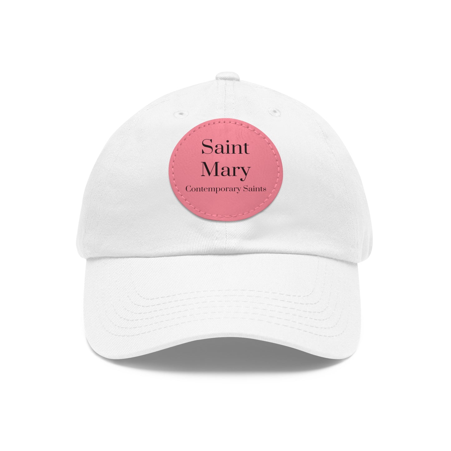 Saint Mary Leather Patch Hat