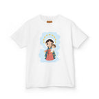 Camiseta infantil animada de Jesús y María