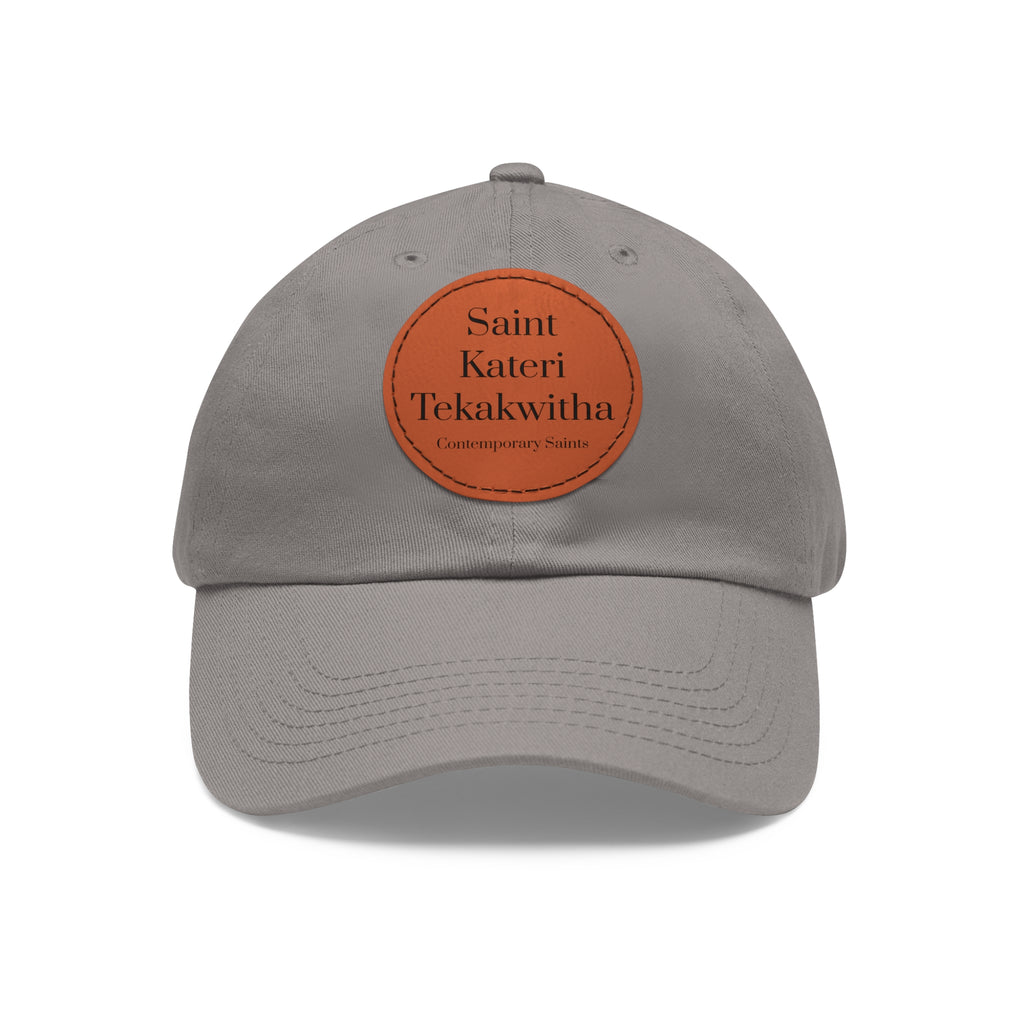Sombrero con parche de cuero de Saint Kateri