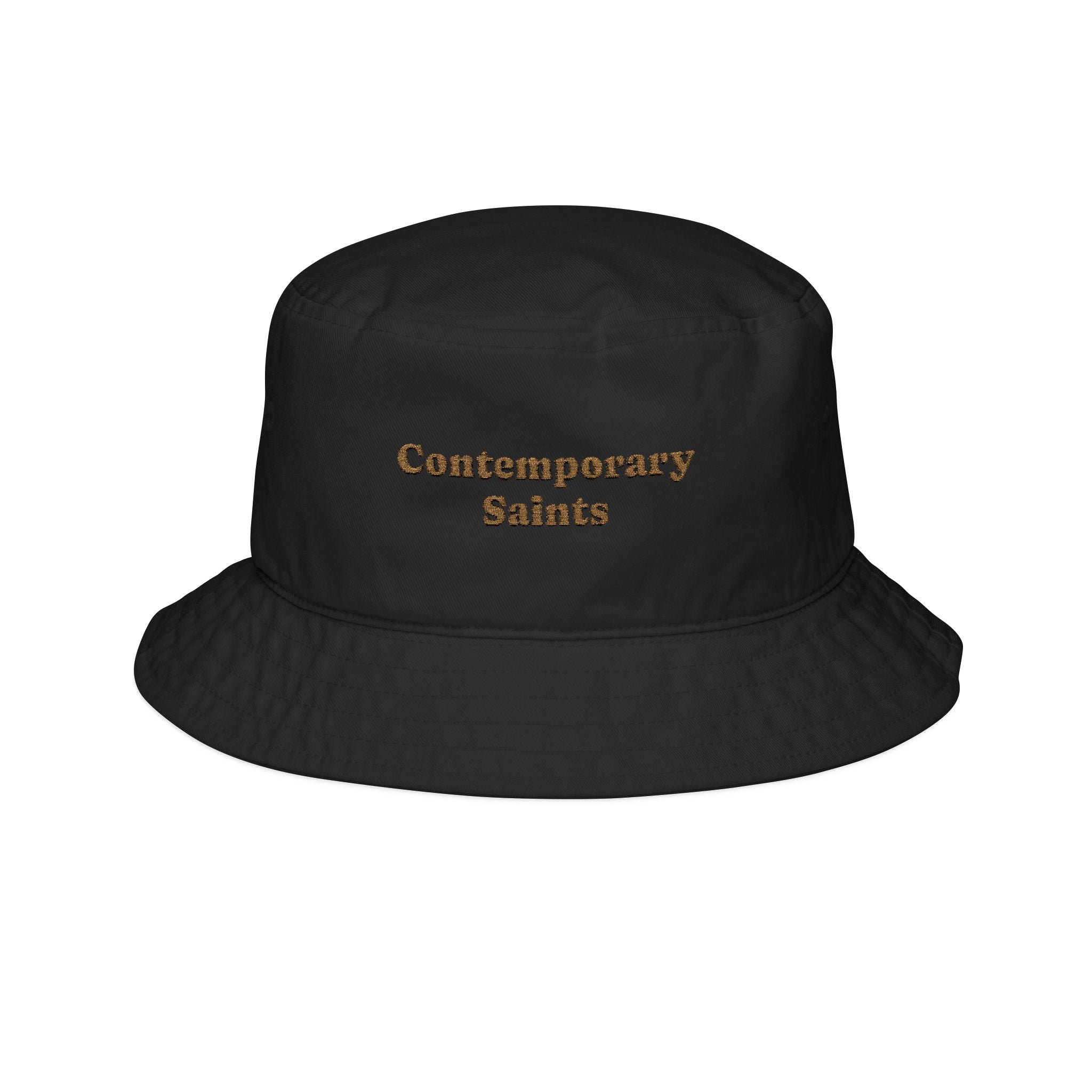 Contemporary Saints Bucket Hat Embroidery