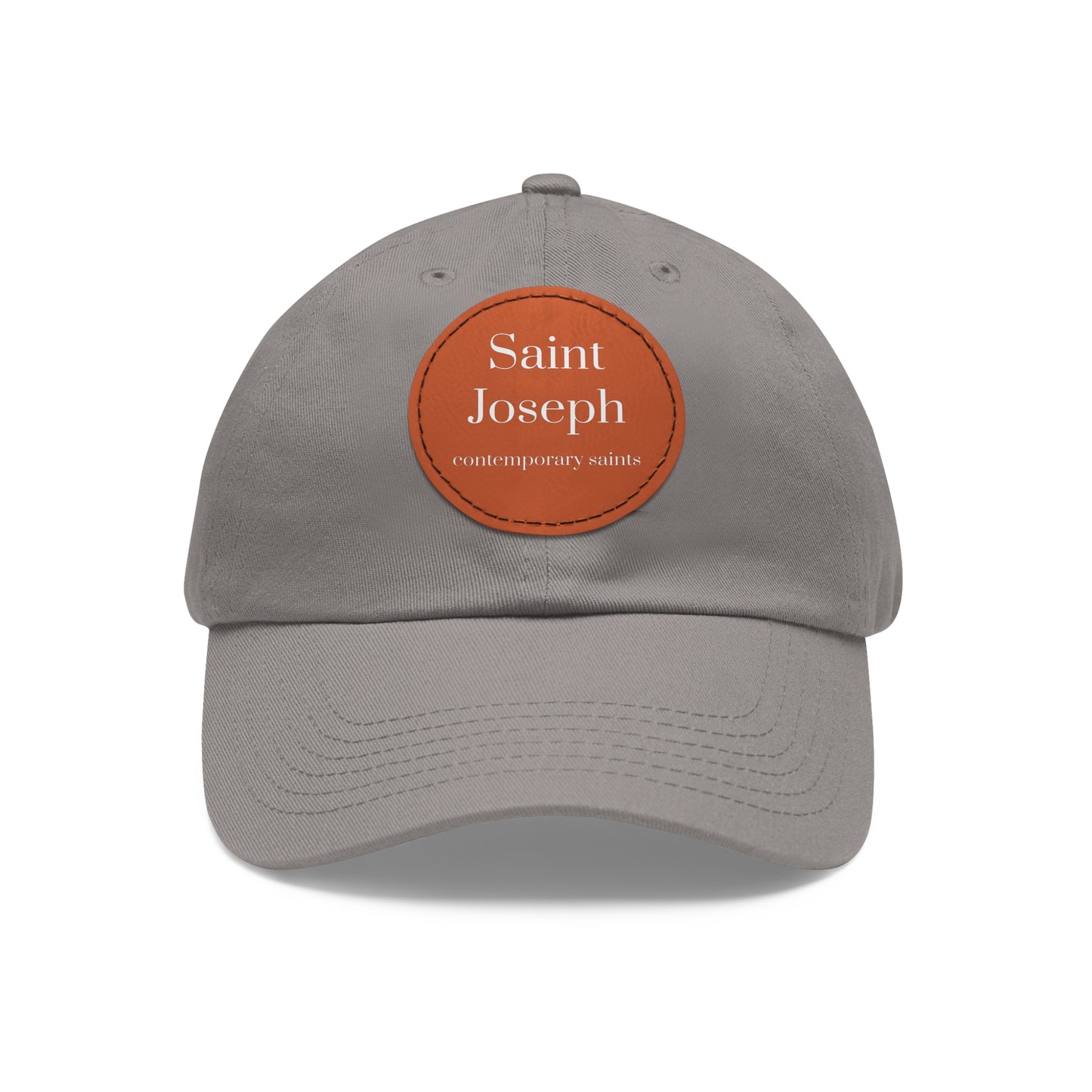 Saint Joseph Leather Patch Hat