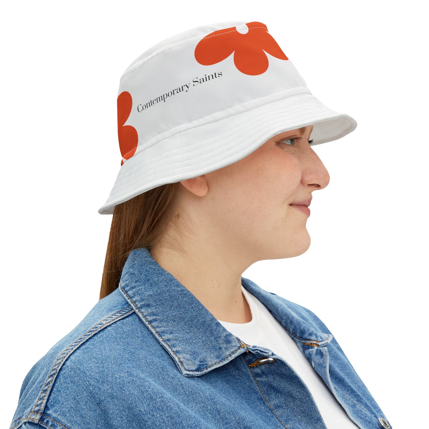 Contemporary Saints Little Flower Bucket Hat