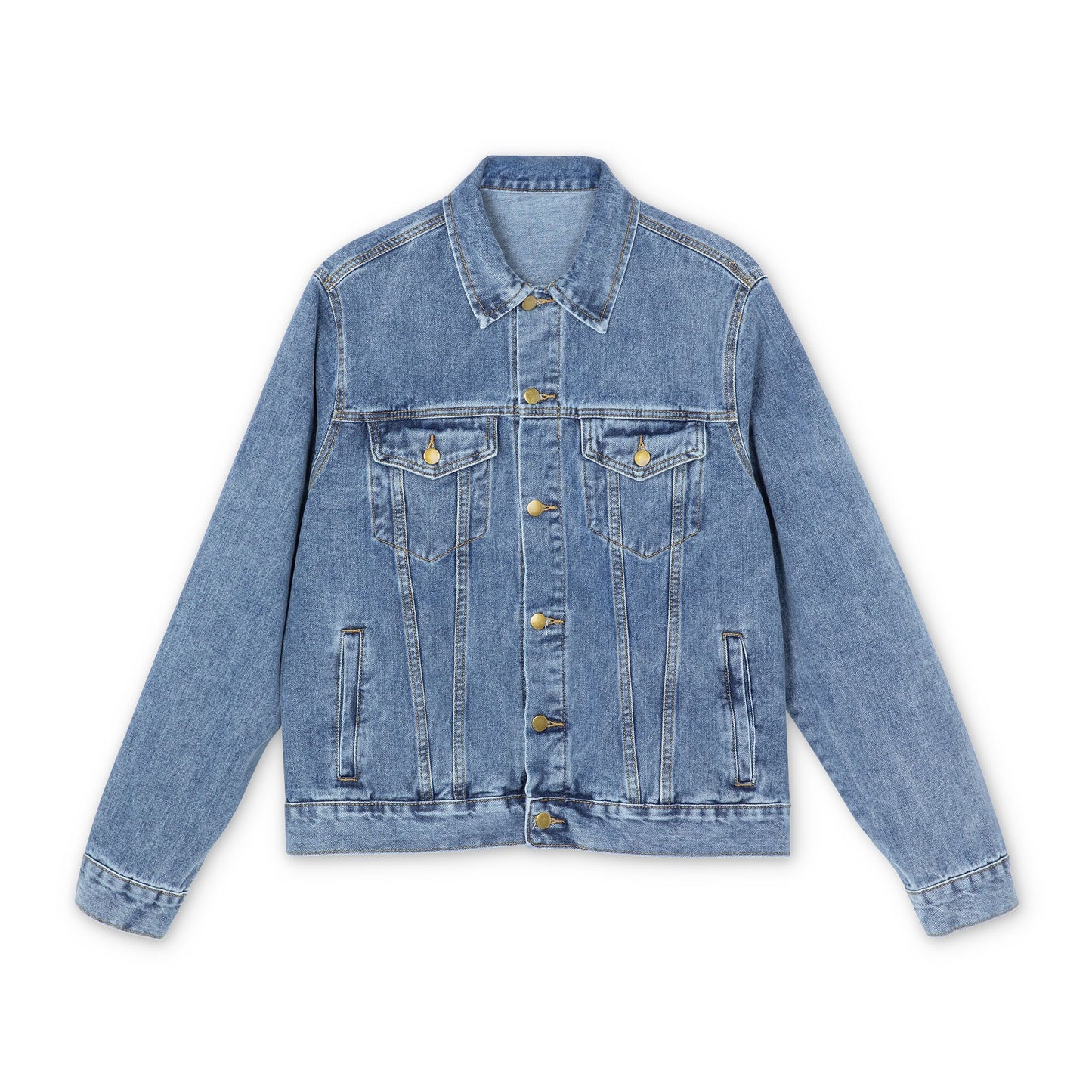 Vintage Denim Jacket - Men's Sacro Cuore di Gesú