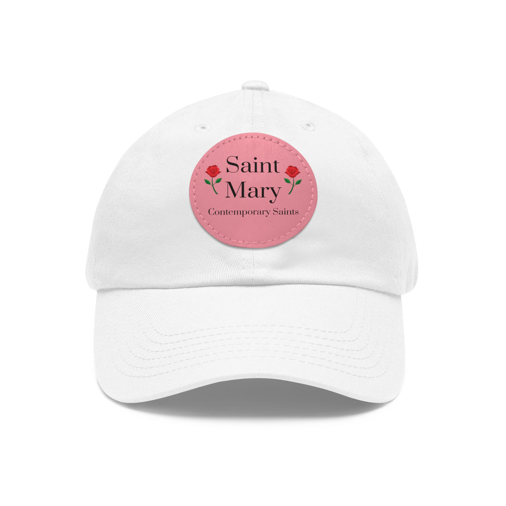 Sombrero con parche de cuero de Santa María