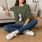 Vintage Madonna Portrait - Halo of Stars Tee