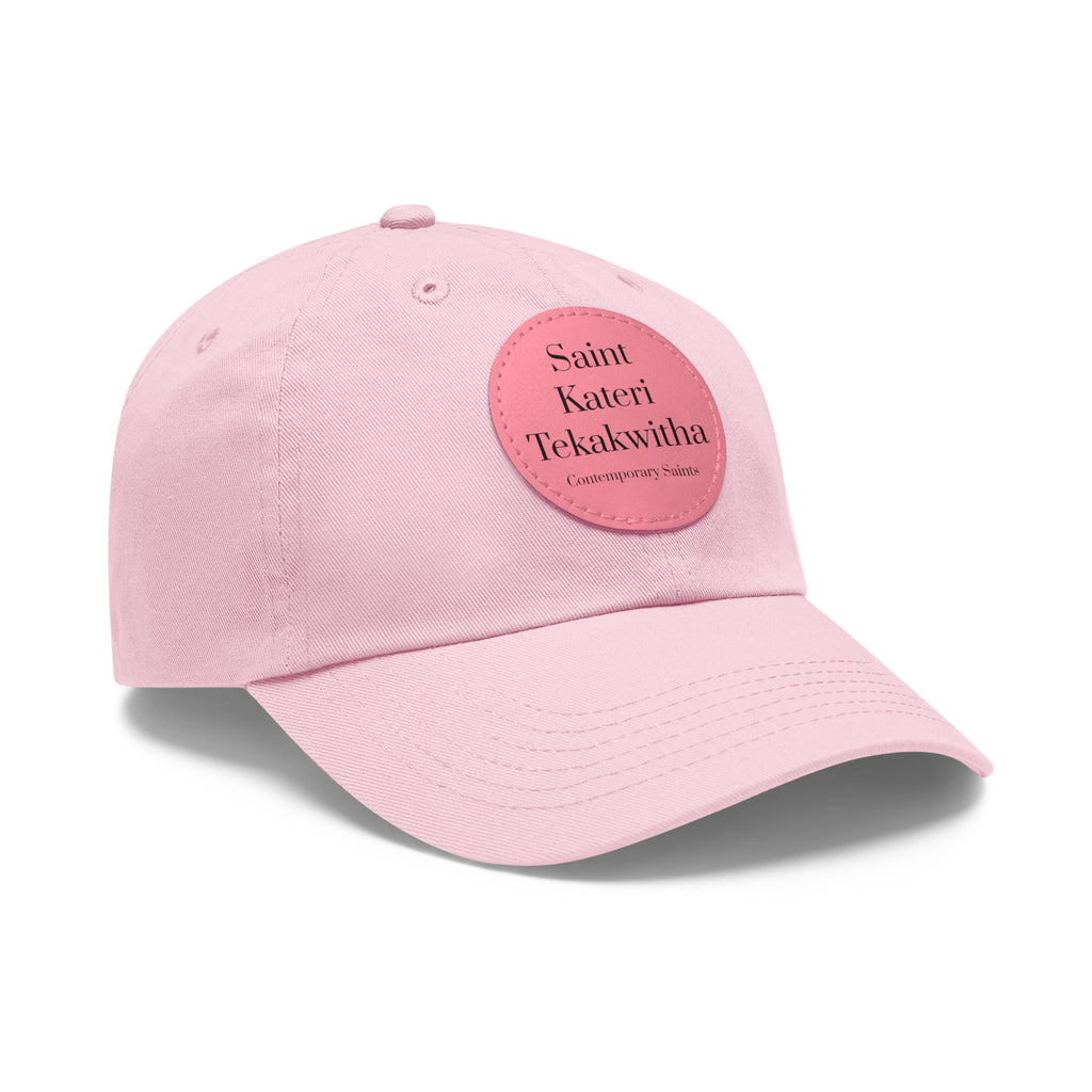 Sombrero con parche de cuero de Saint Kateri