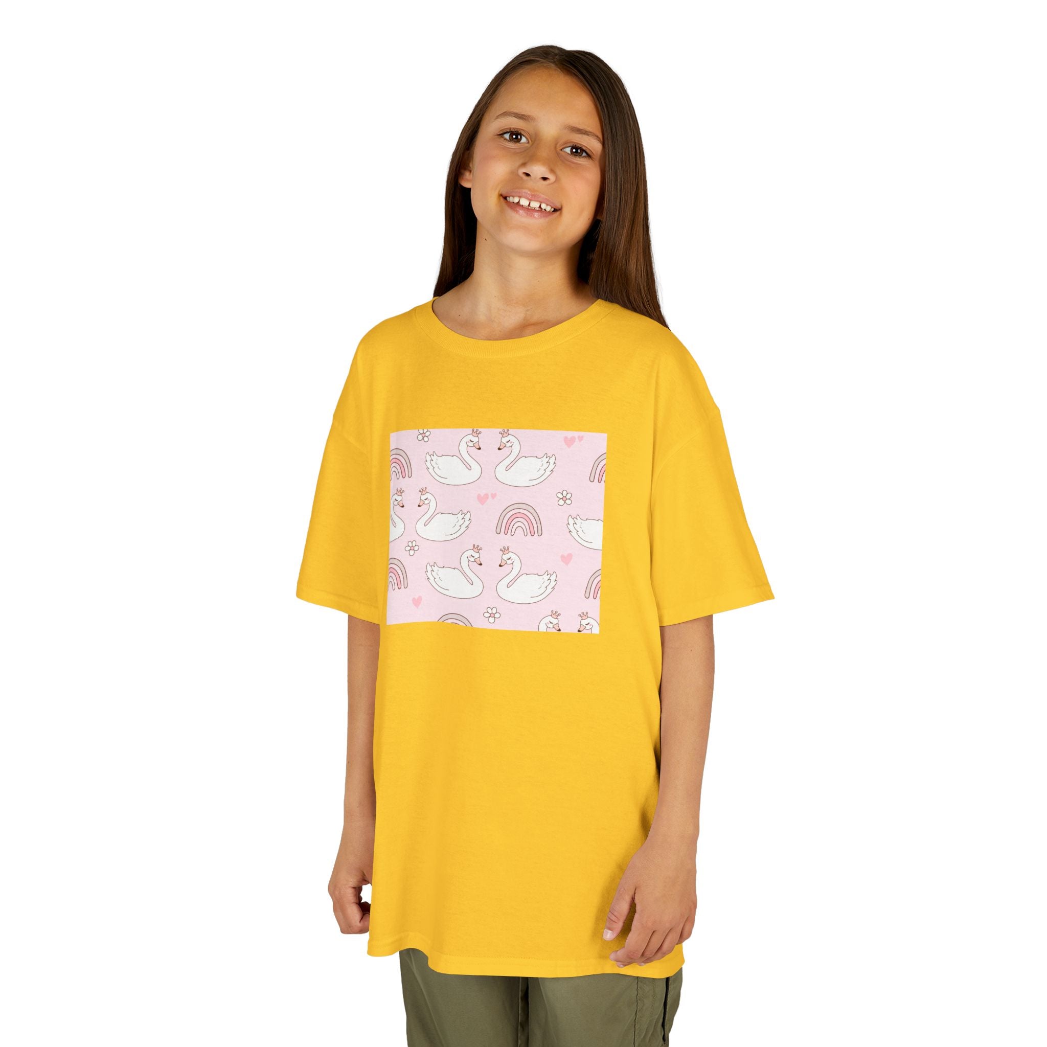 Pink Swan Kids Tee