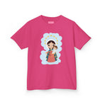 Camiseta infantil animada de Jesús y María