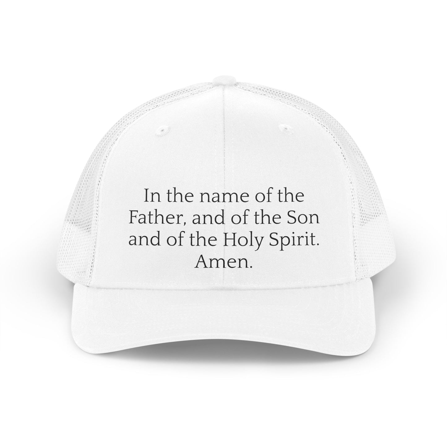 Sign of the Cross Prayer Trucker Hat