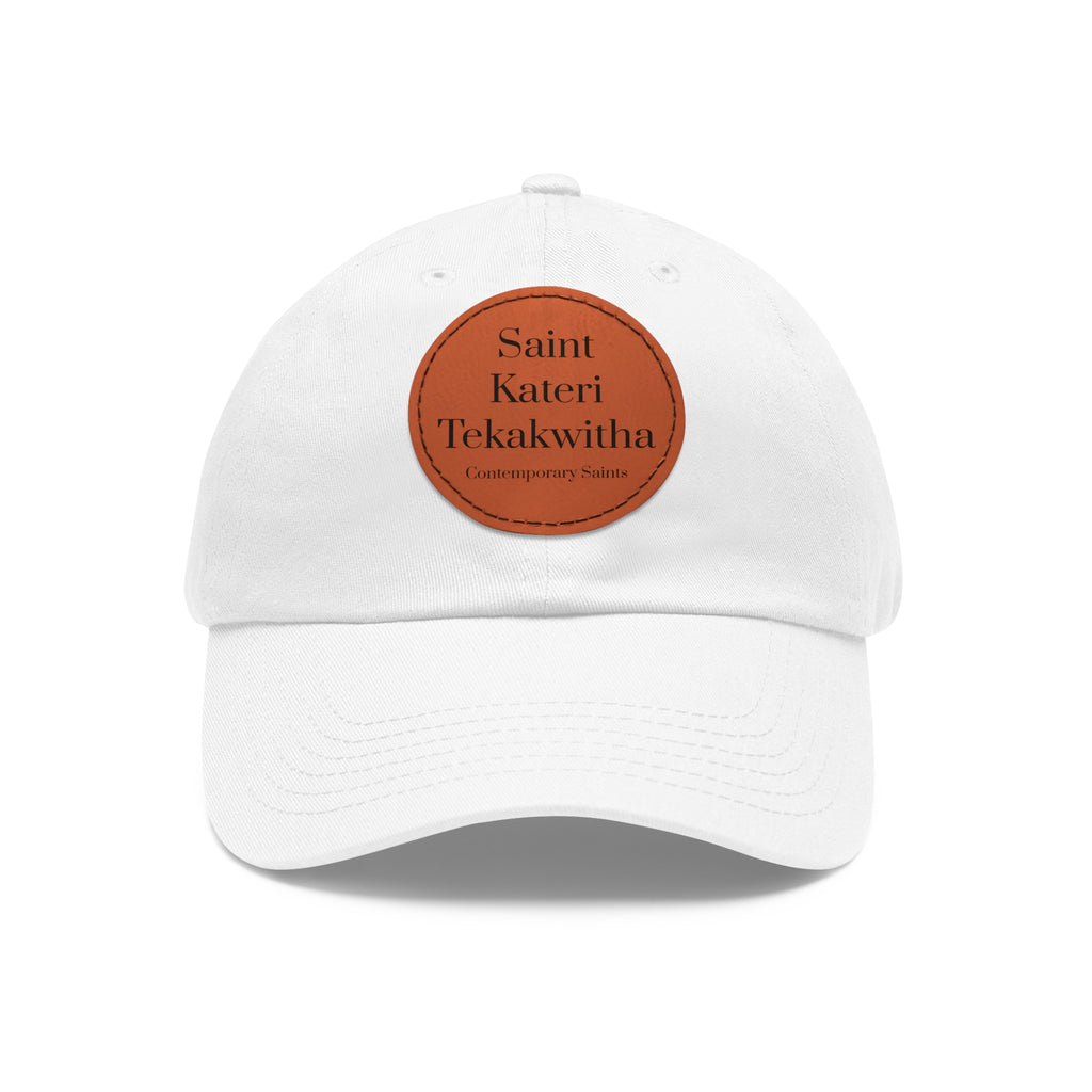 Sombrero con parche de cuero de Saint Kateri