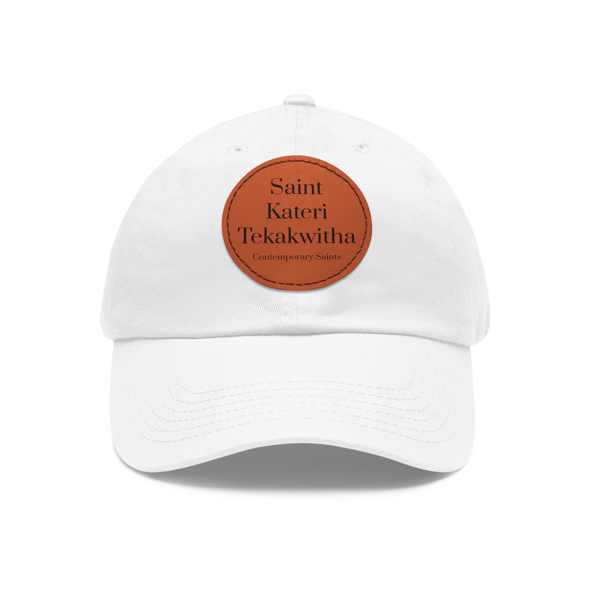 Sombrero con parche de cuero de Saint Kateri