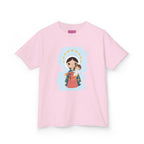 Camiseta infantil animada de Jesús y María