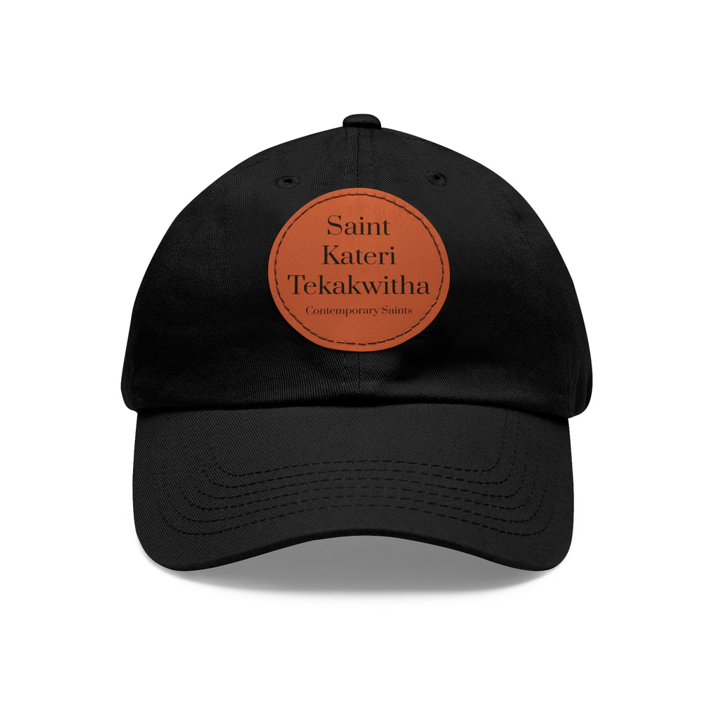 Sombrero con parche de cuero de Saint Kateri