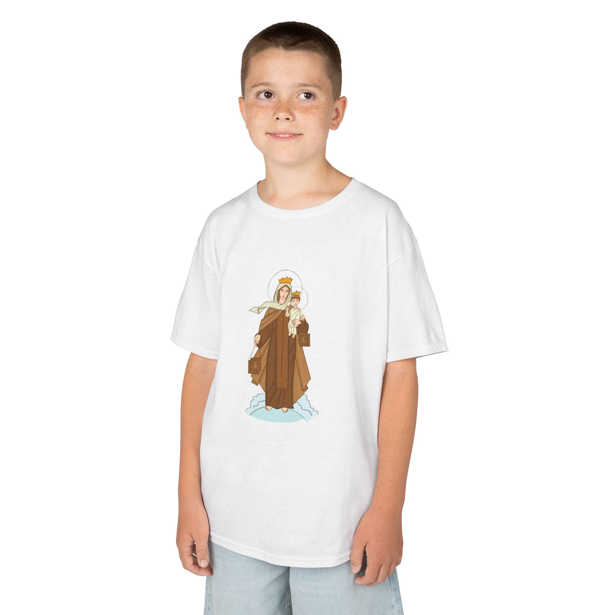 Camiseta infantil de la Señora del Carmelo