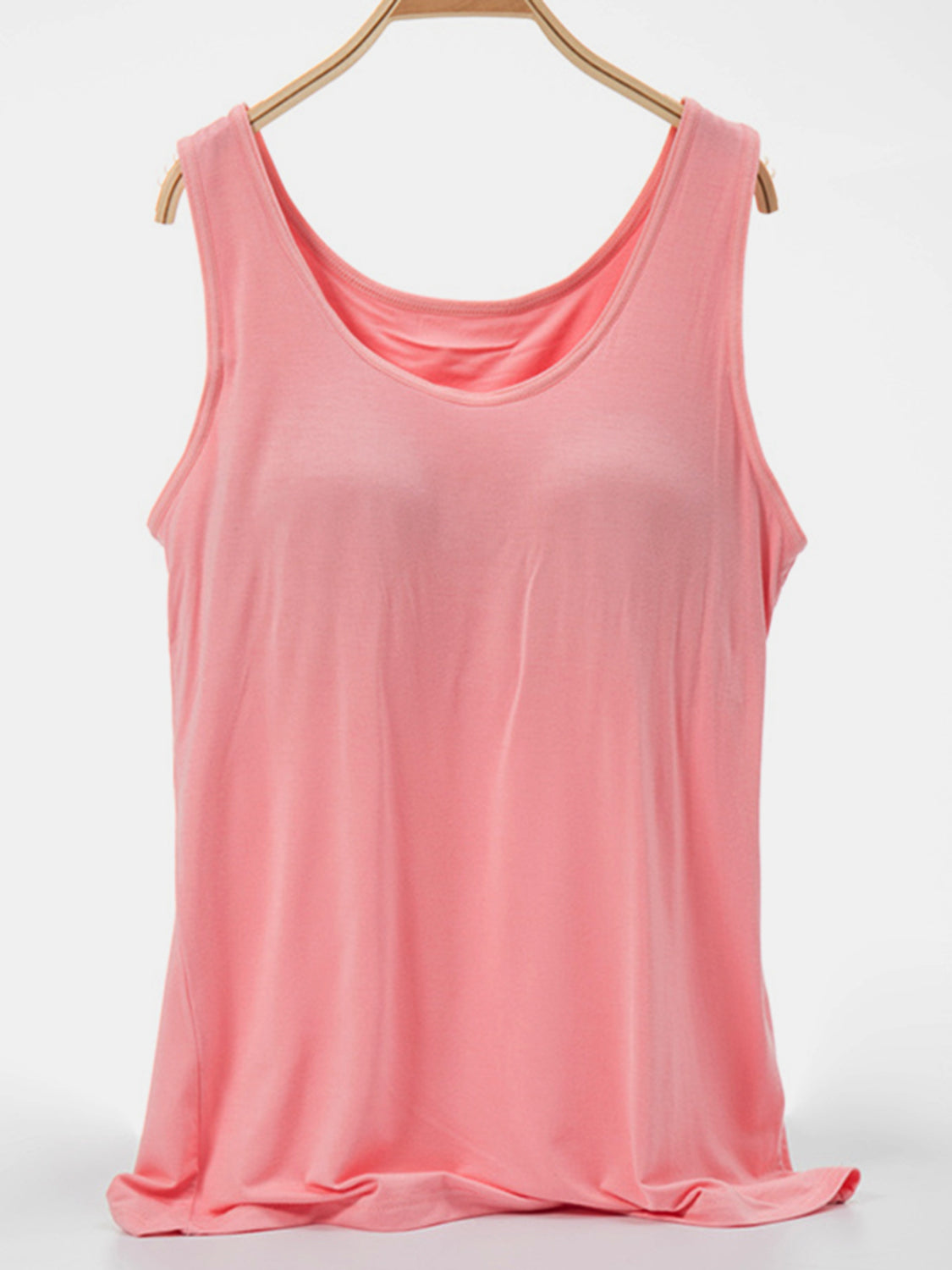 Scoop Neck Wide Strap Tank