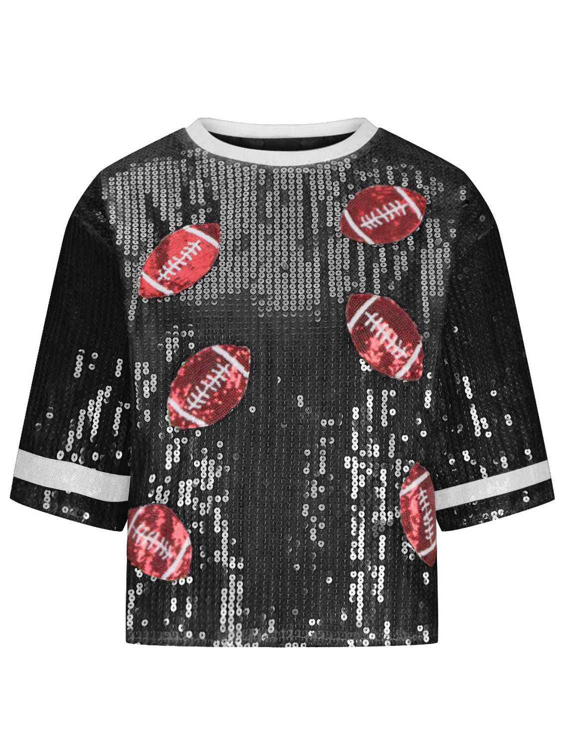 Sequin Football Top