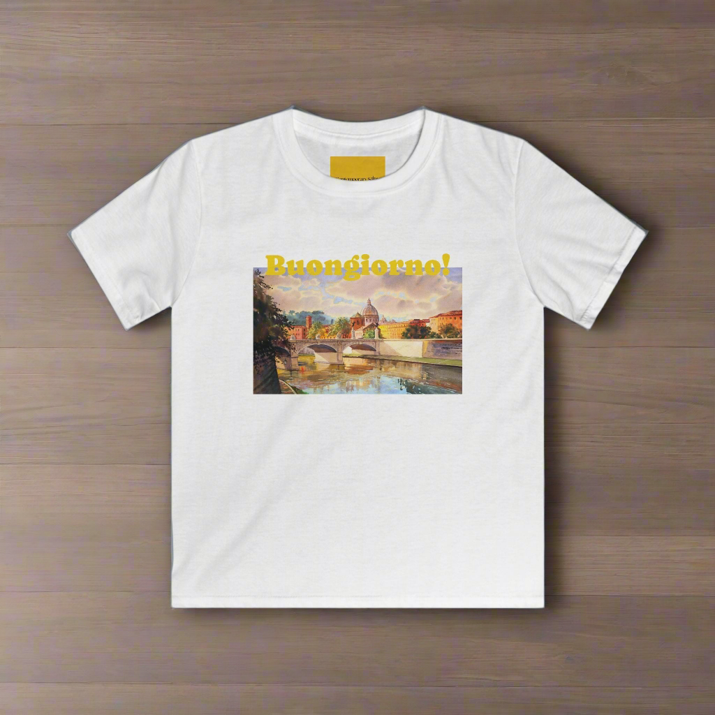 Camiseta infantil Italian Morning
