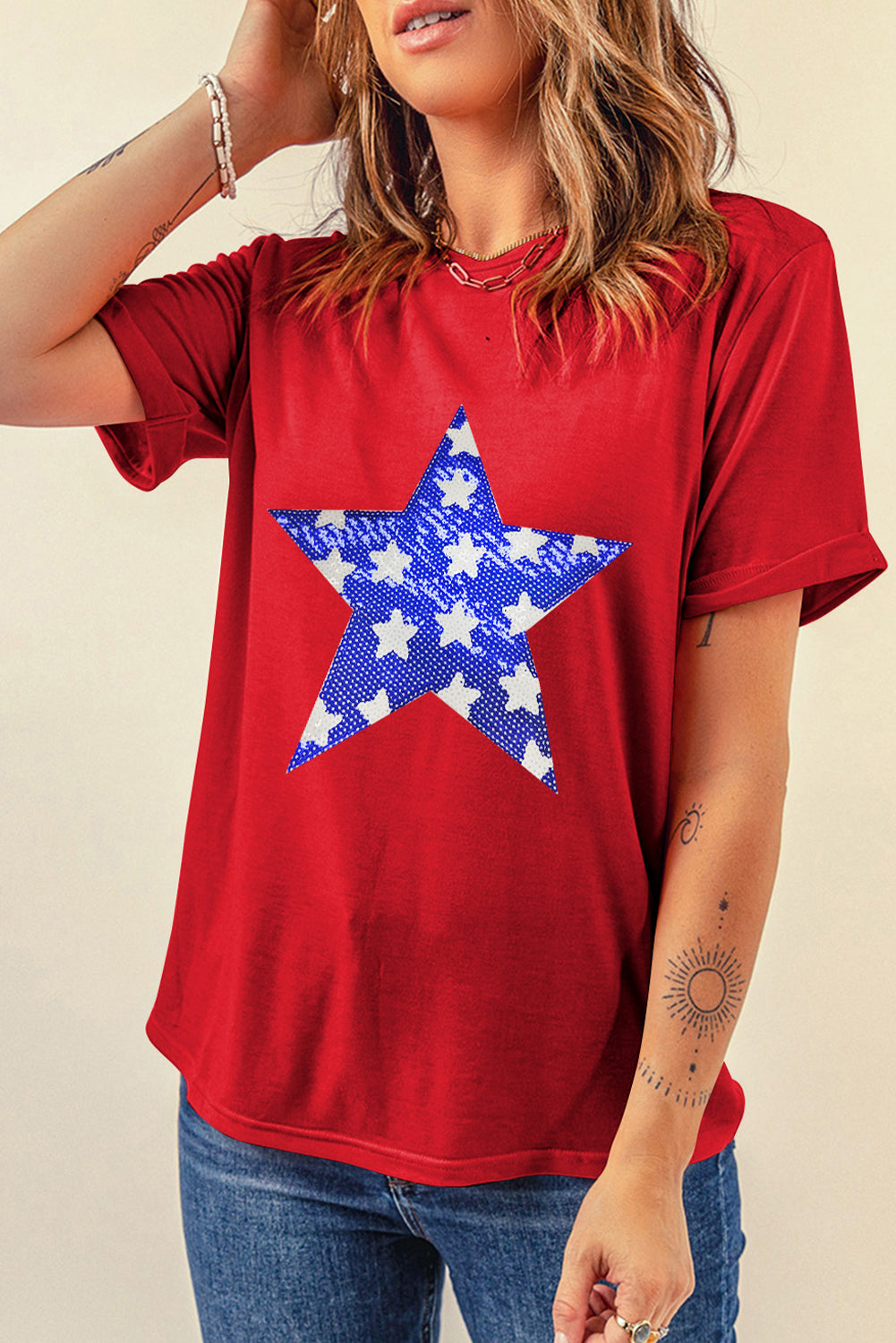 Sequin Star T-Shirt