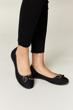 Mocasines planos con hebilla metálica Forever Link